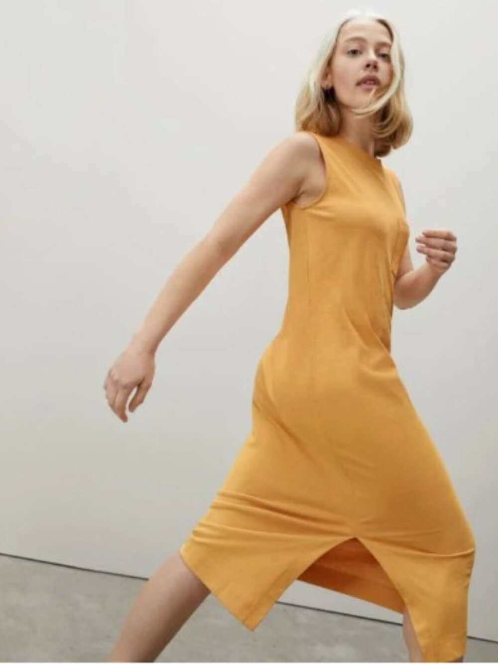 Everlane | Orange The Long Weekend Tank Dress - Size L